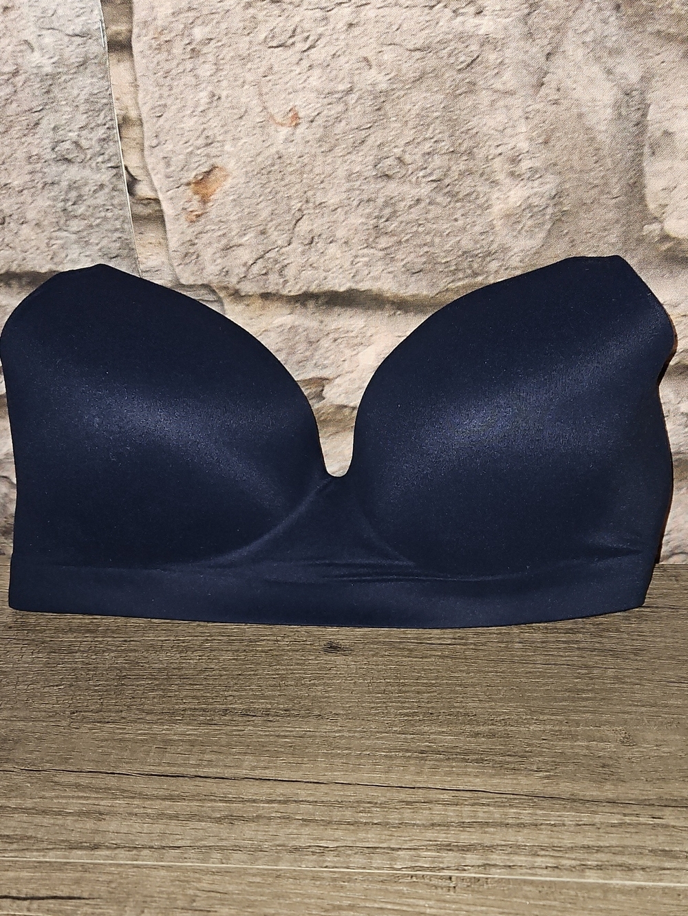 Soma Navy Wire-Free Smooth Seamless Bra